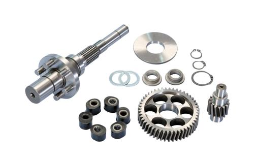 Secondary Gears Polini 14/48 with wheel shaft with buffers Piaggio after 1998