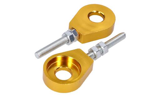Chain Tensioner Set 12mm aluminium Puch / Simson / Kreidler / Sachs gold